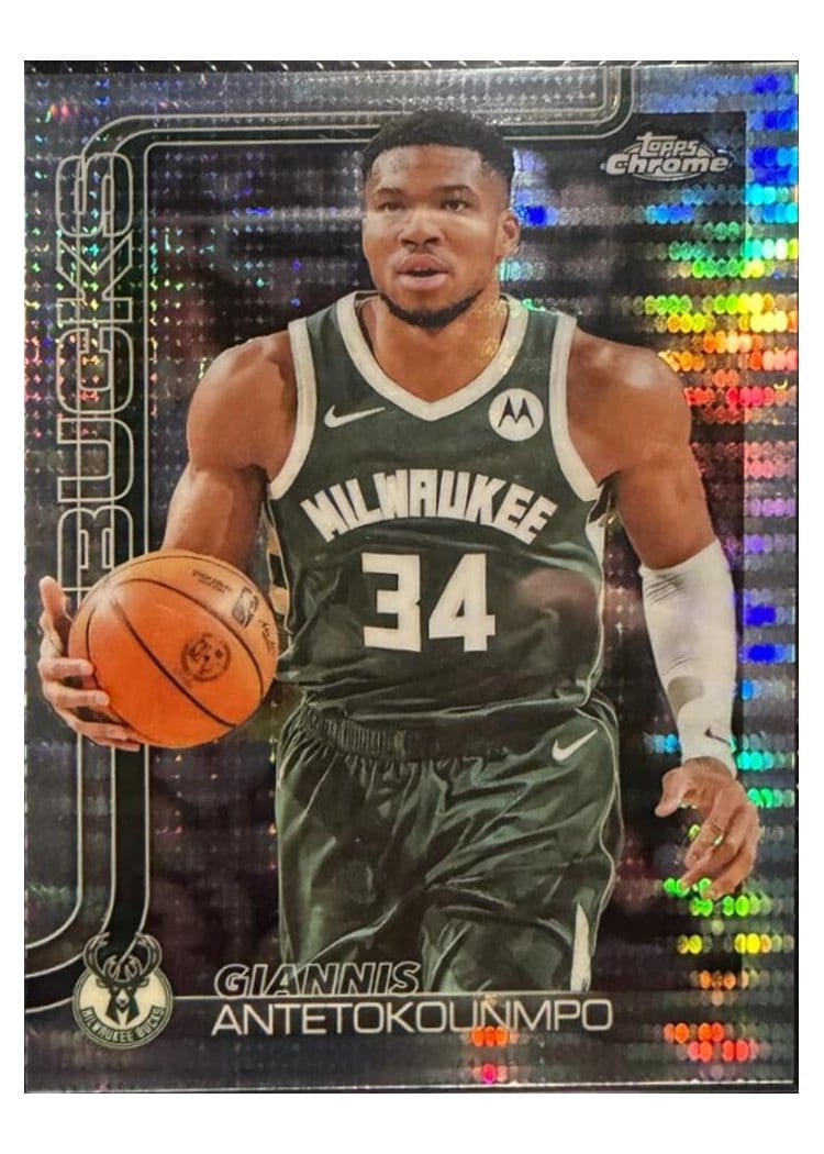 2025 Topps Chrome Giannis Antetokounmpo #137 card