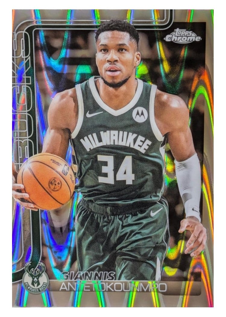 2025 Topps Chrome Giannis Antetokounmpo #137 card