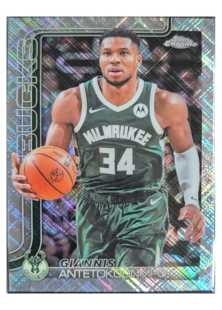 2025 Topps Chrome Giannis Antetokounmpo #137 card