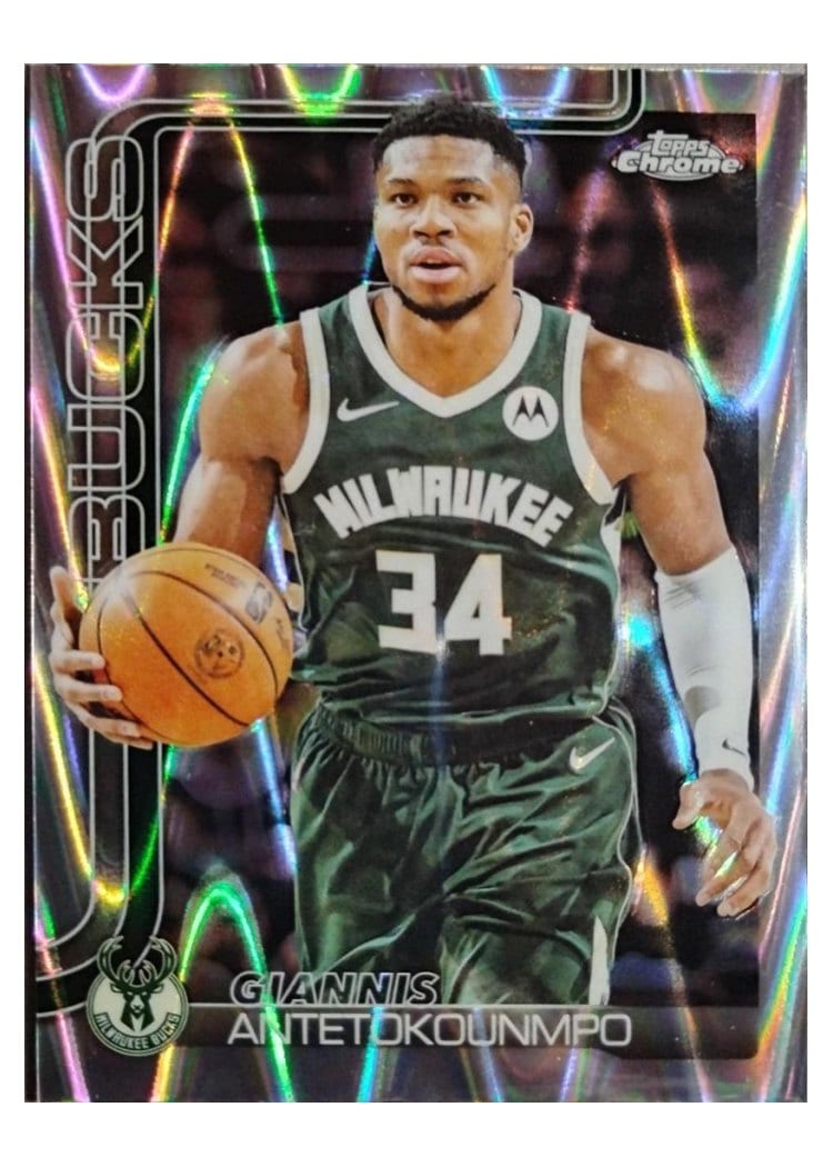 2025 Topps Chrome Giannis Antetokounmpo #137 card