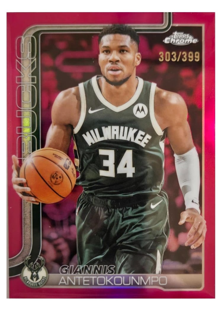 2025 Topps Chrome Giannis Antetokounmpo #137 card