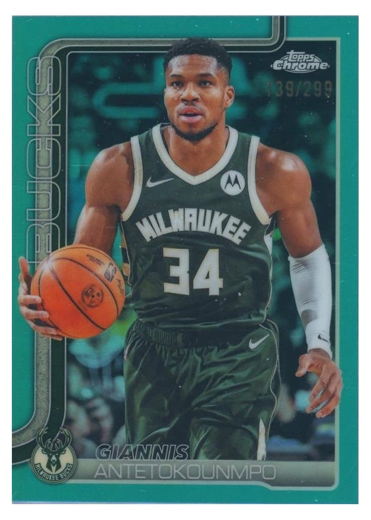 2025 Topps Chrome Giannis Antetokounmpo #137 card