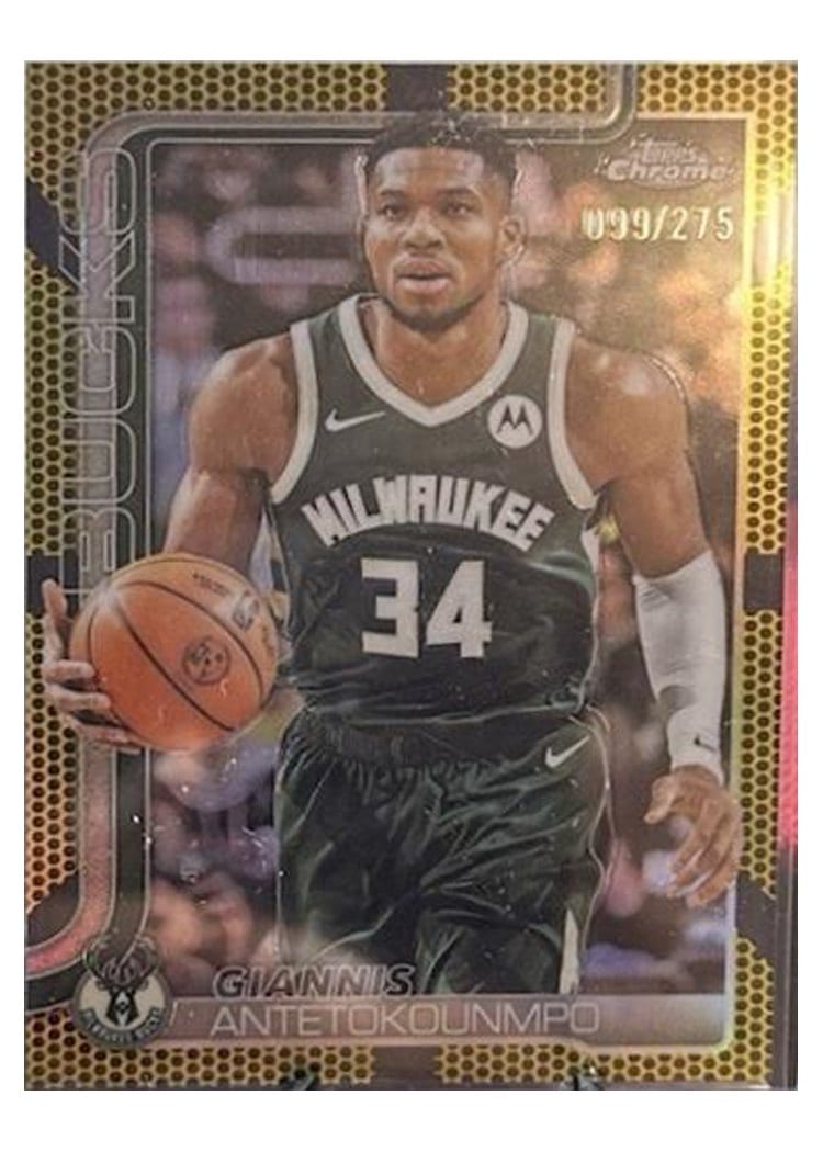 2025 Topps Chrome Giannis Antetokounmpo #137 card