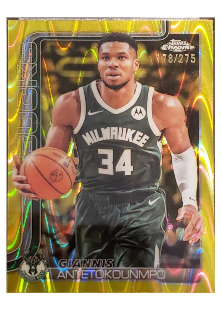 2025 Topps Chrome Giannis Antetokounmpo #137 card