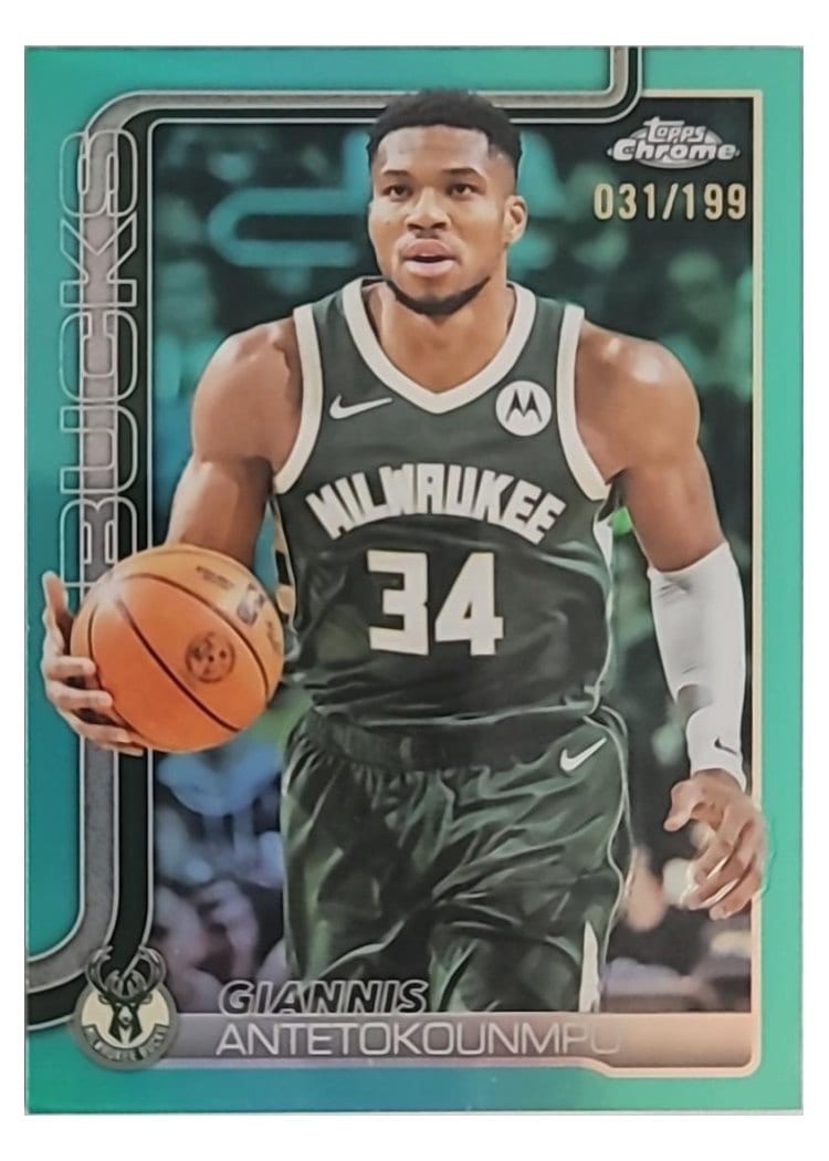 2025 Topps Chrome Giannis Antetokounmpo #137 card