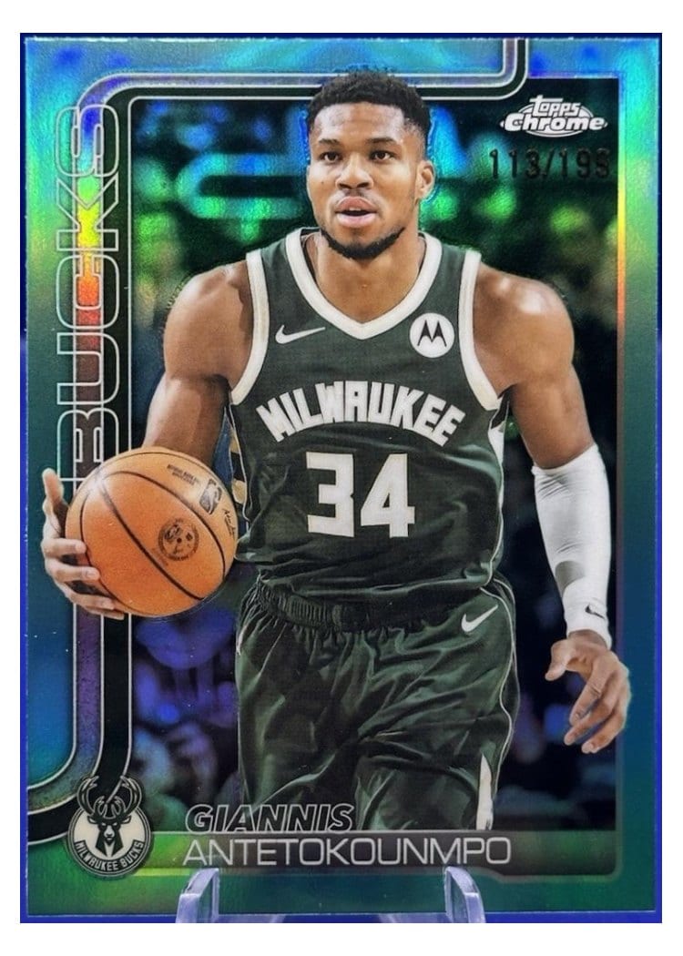 2025 Topps Chrome Giannis Antetokounmpo #137 card