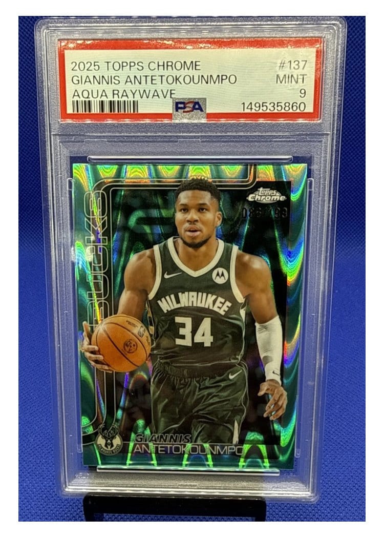 2025 Topps Chrome Giannis Antetokounmpo #137 card