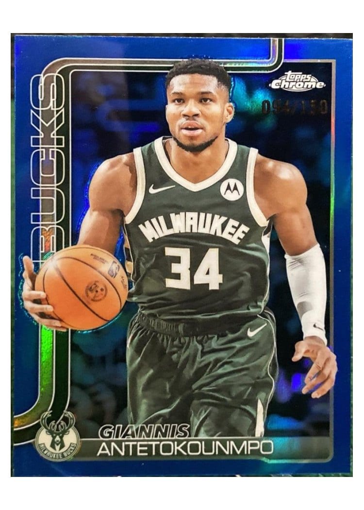 2025 Topps Chrome Giannis Antetokounmpo #137 card