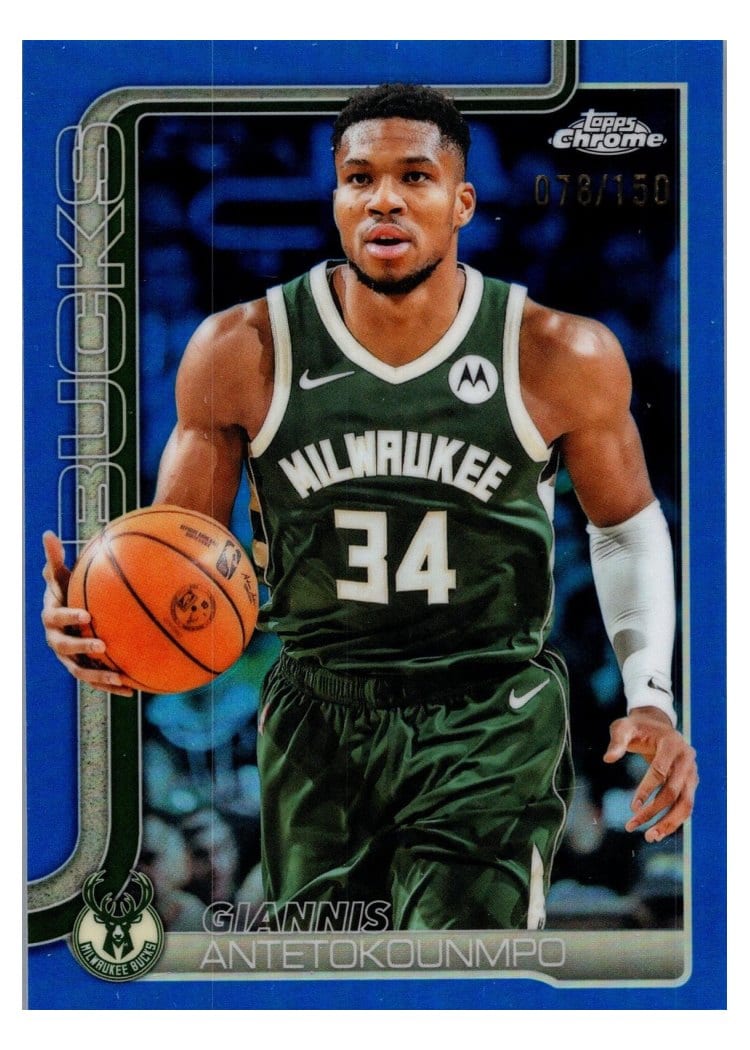 2025 Topps Chrome Giannis Antetokounmpo #137 card