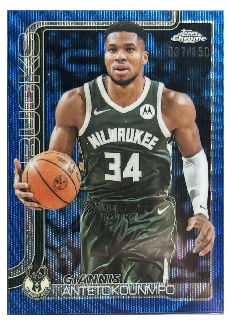 2025 Topps Chrome Giannis Antetokounmpo #137 card
