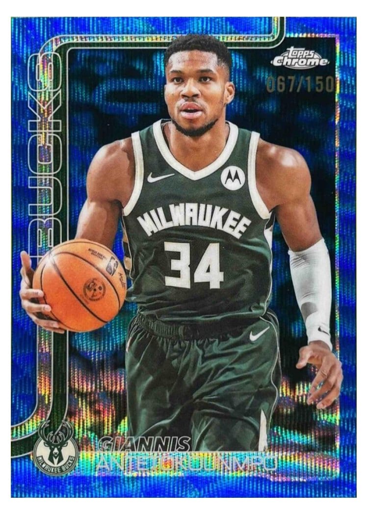 2025 Topps Chrome Giannis Antetokounmpo #137 card