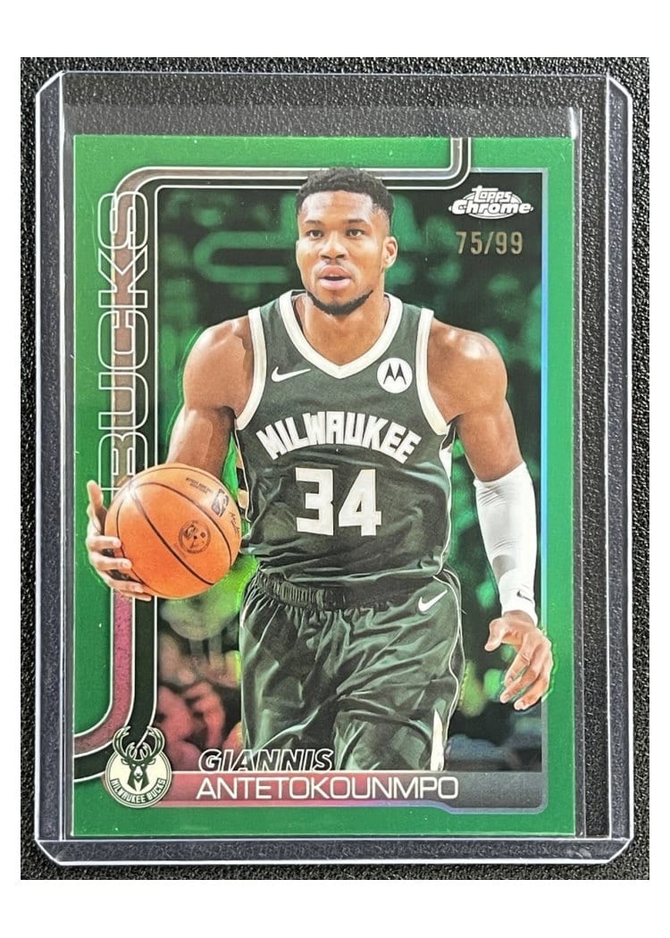 2025 Topps Chrome Giannis Antetokounmpo #137 card