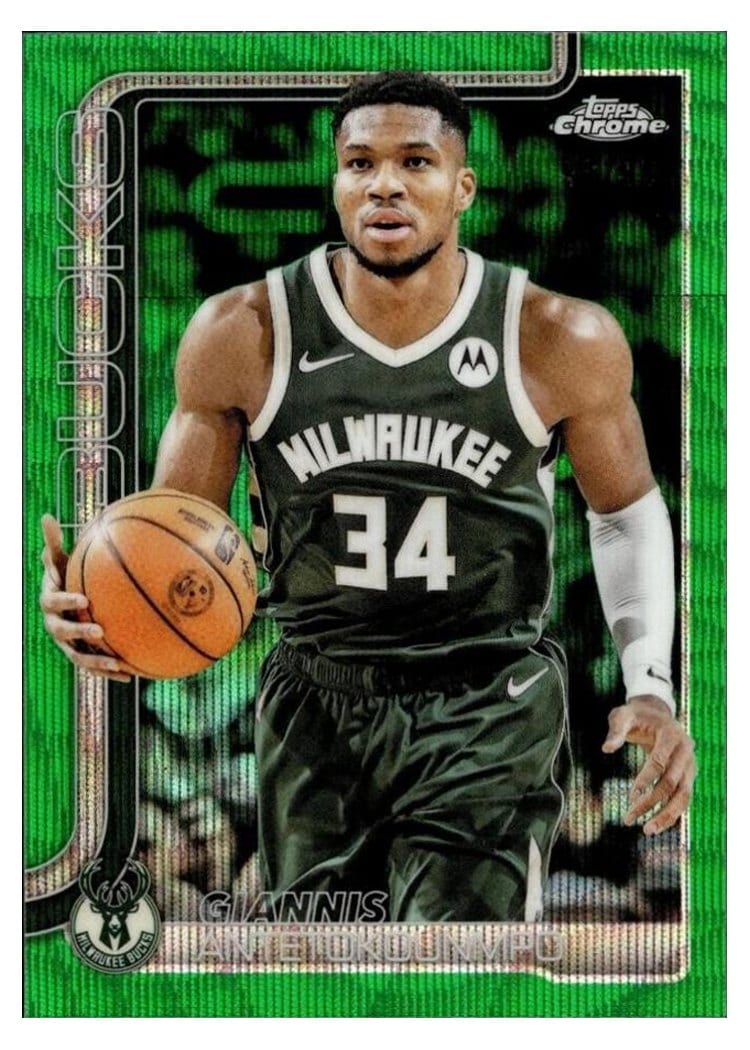 2025 Topps Chrome Giannis Antetokounmpo #137 card