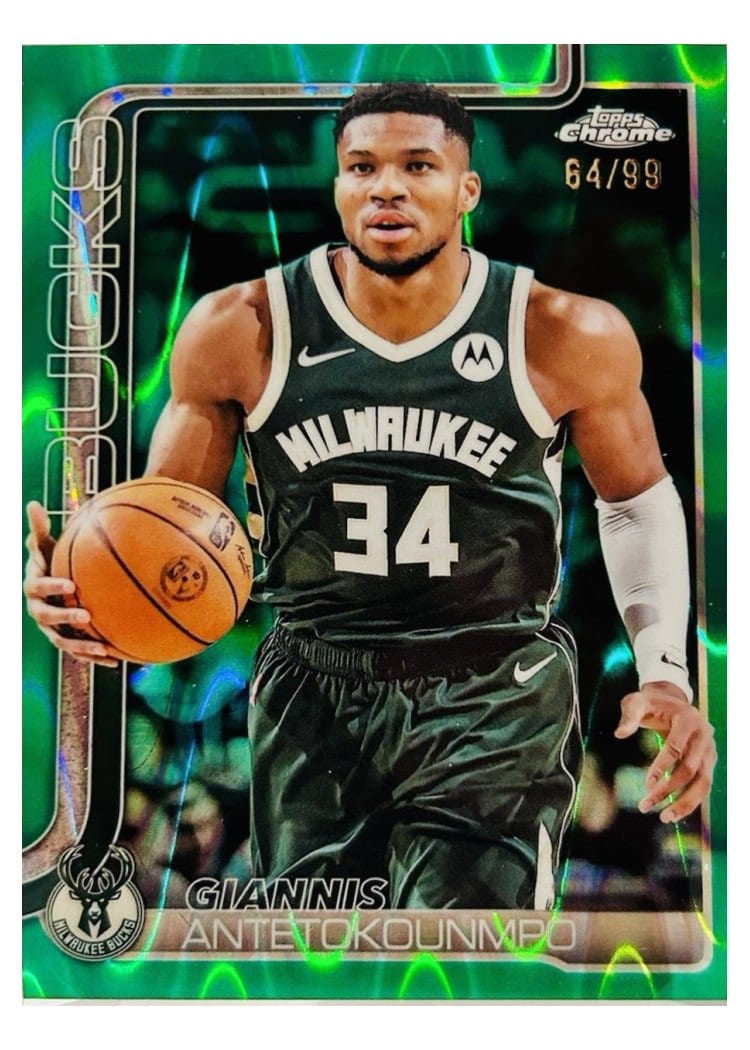 2025 Topps Chrome Giannis Antetokounmpo #137 card