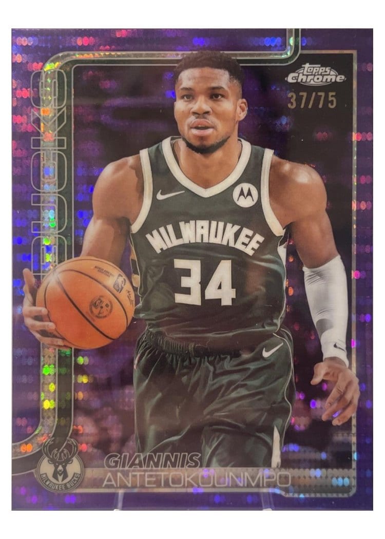 2025 Topps Chrome Giannis Antetokounmpo #137 card