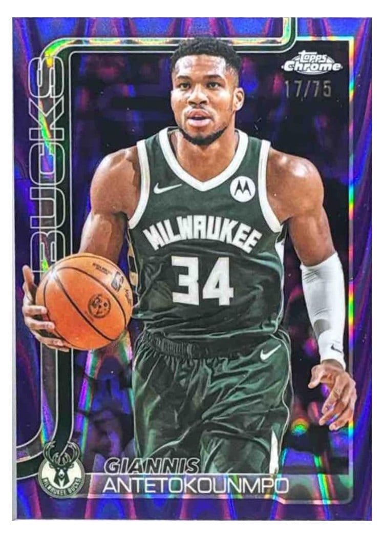 2025 Topps Chrome Giannis Antetokounmpo #137 card