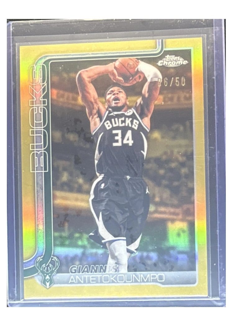2025 Topps Chrome Giannis Antetokounmpo #137 card