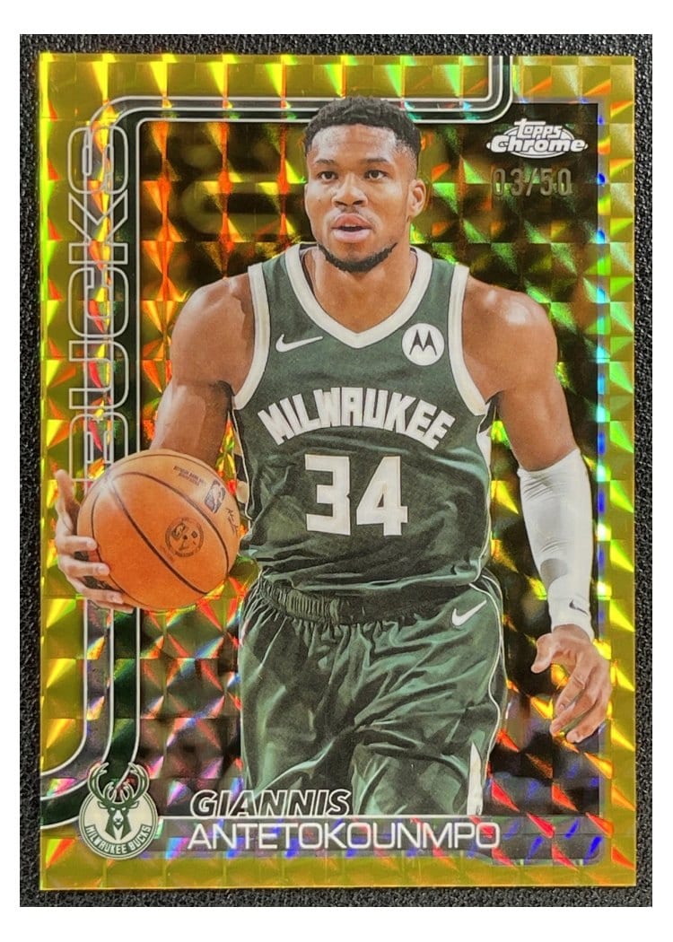2025 Topps Chrome Giannis Antetokounmpo #137 card