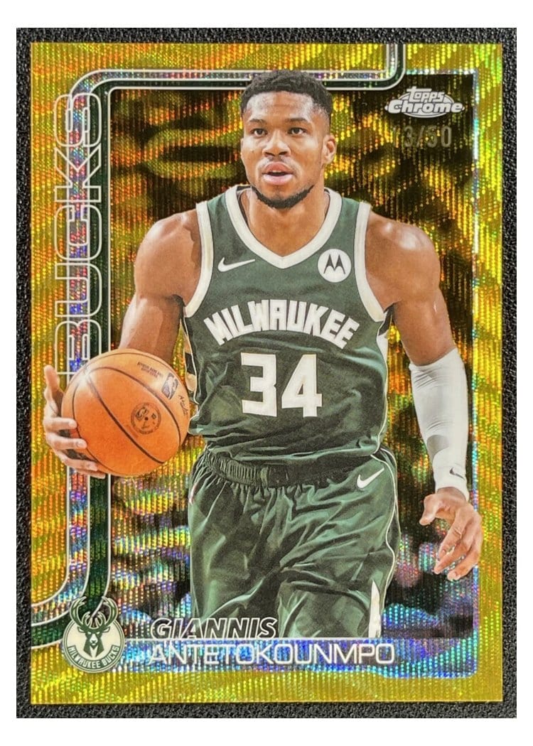 2025 Topps Chrome Giannis Antetokounmpo #137 card