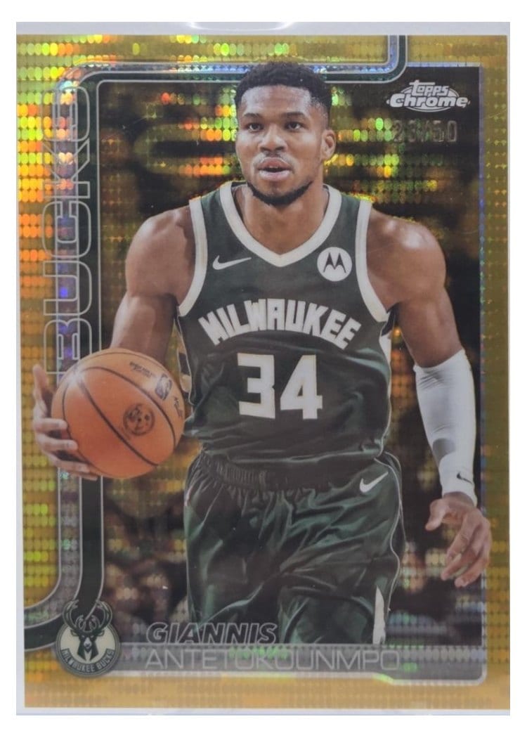 2025 Topps Chrome Giannis Antetokounmpo #137 card