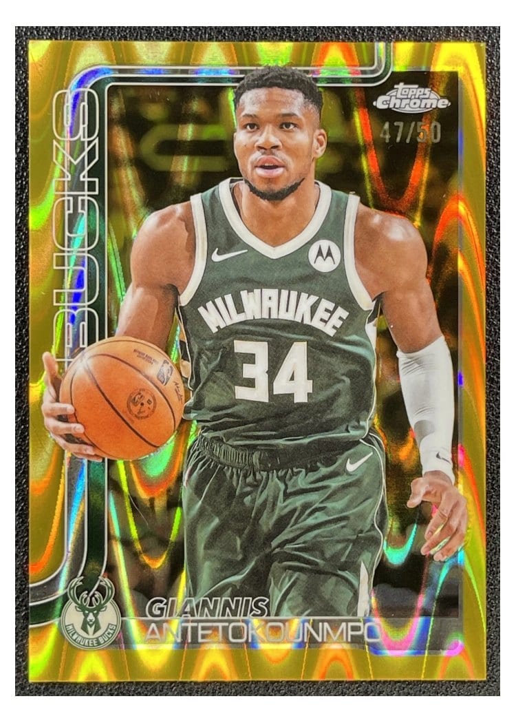 2025 Topps Chrome Giannis Antetokounmpo #137 card