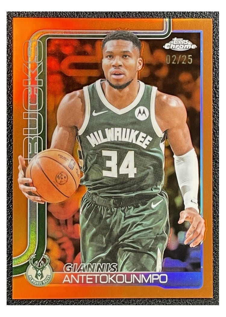 2025 Topps Chrome Giannis Antetokounmpo #137 card