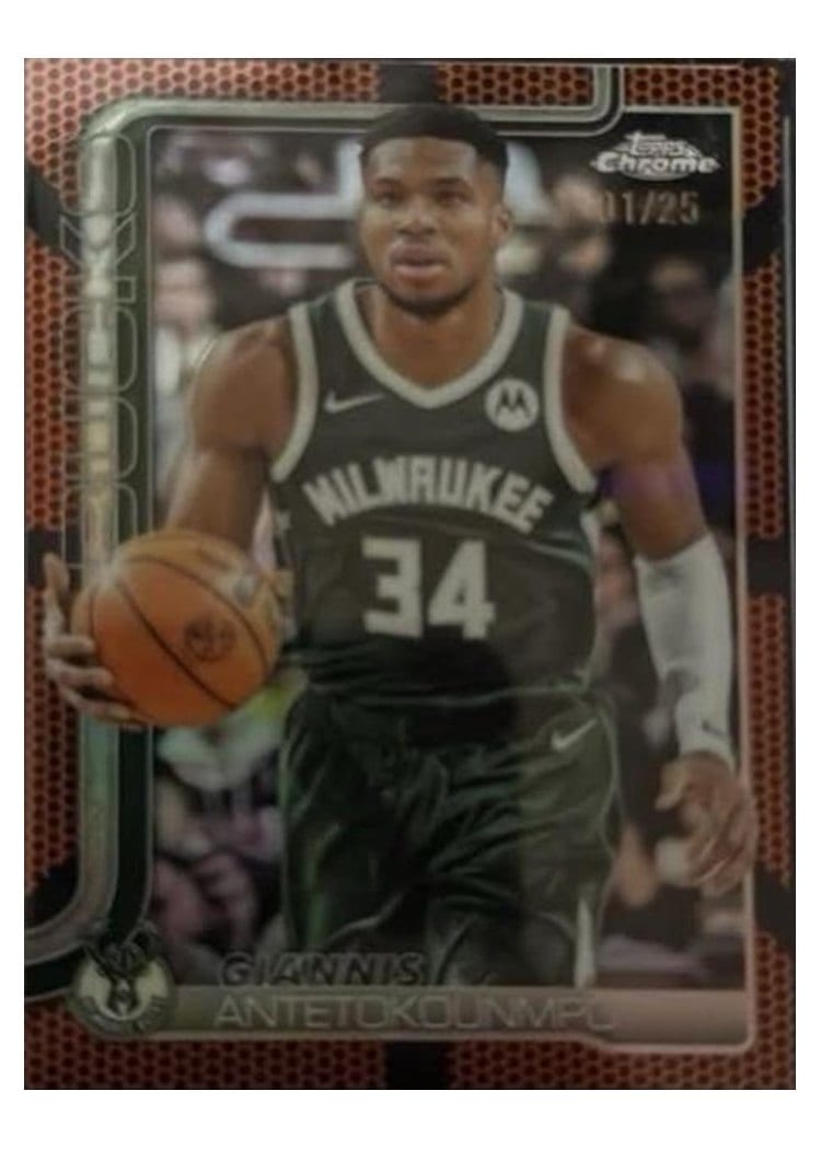 2025 Topps Chrome Giannis Antetokounmpo #137 card