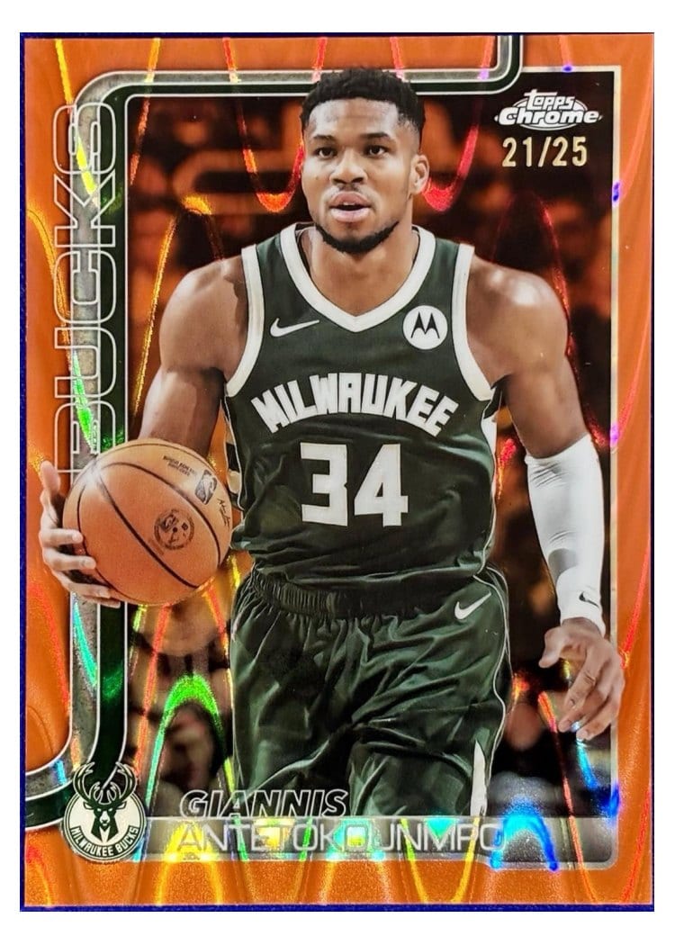 2025 Topps Chrome Giannis Antetokounmpo #137 card