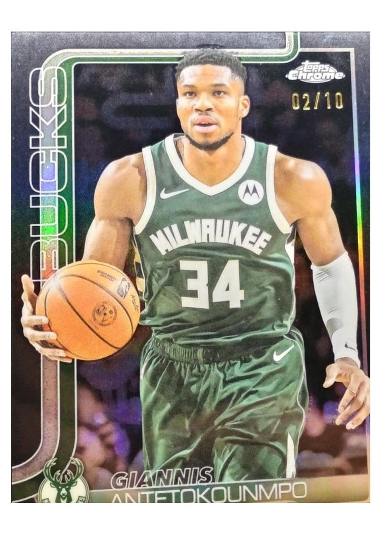 2025 Topps Chrome Giannis Antetokounmpo #137 card