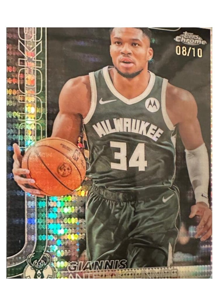 2025 Topps Chrome Giannis Antetokounmpo #137 card