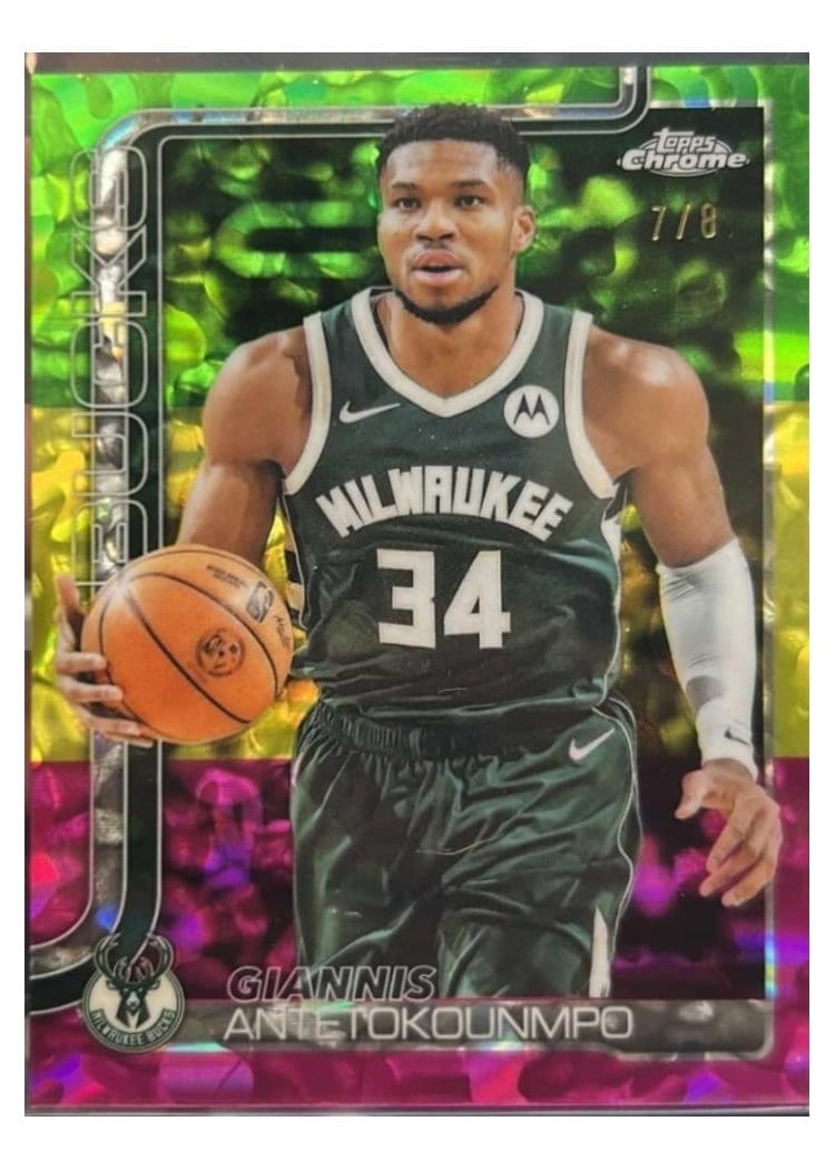 2025 Topps Chrome Giannis Antetokounmpo #137 card