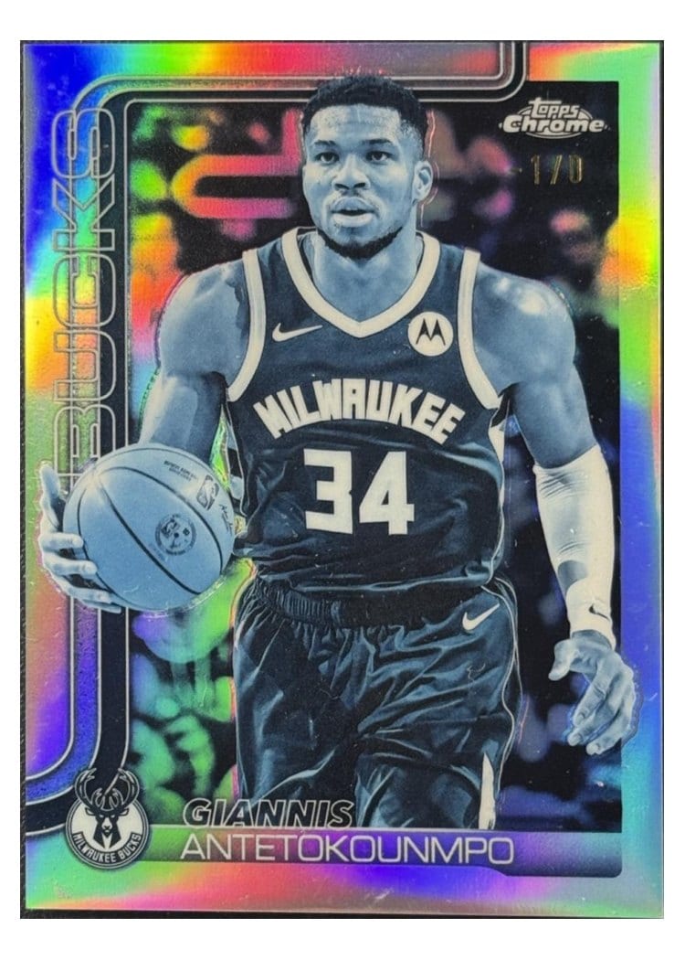 2025 Topps Chrome Giannis Antetokounmpo #137 card
