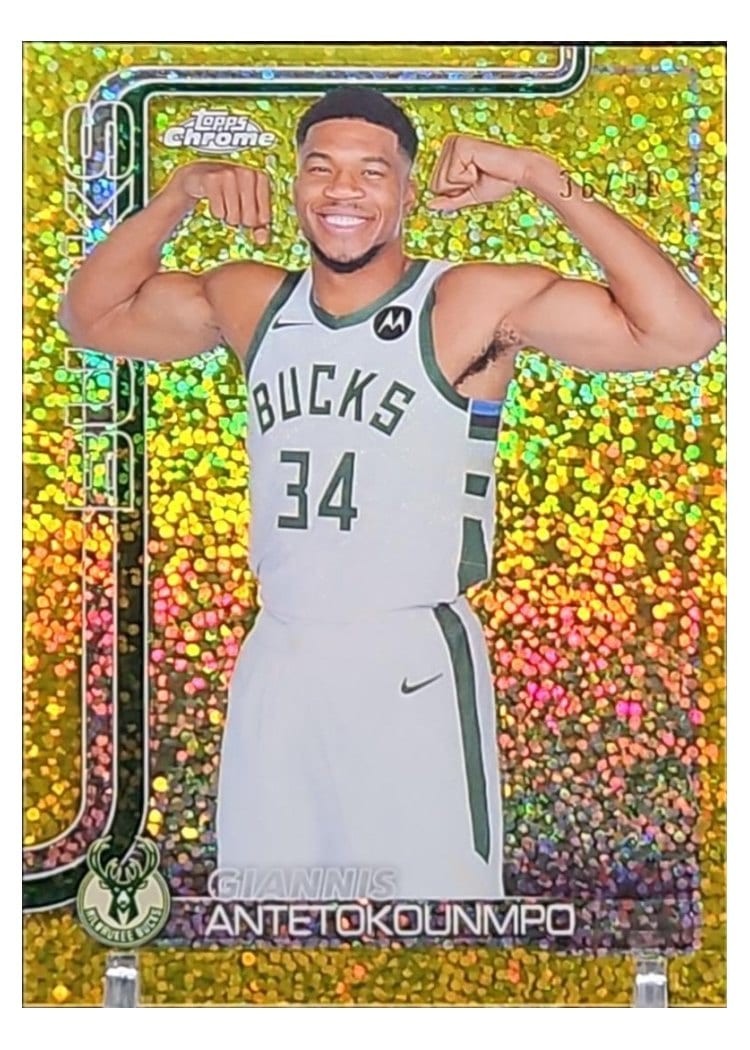 2025 Topps Chrome Giannis Antetokounmpo #137 card