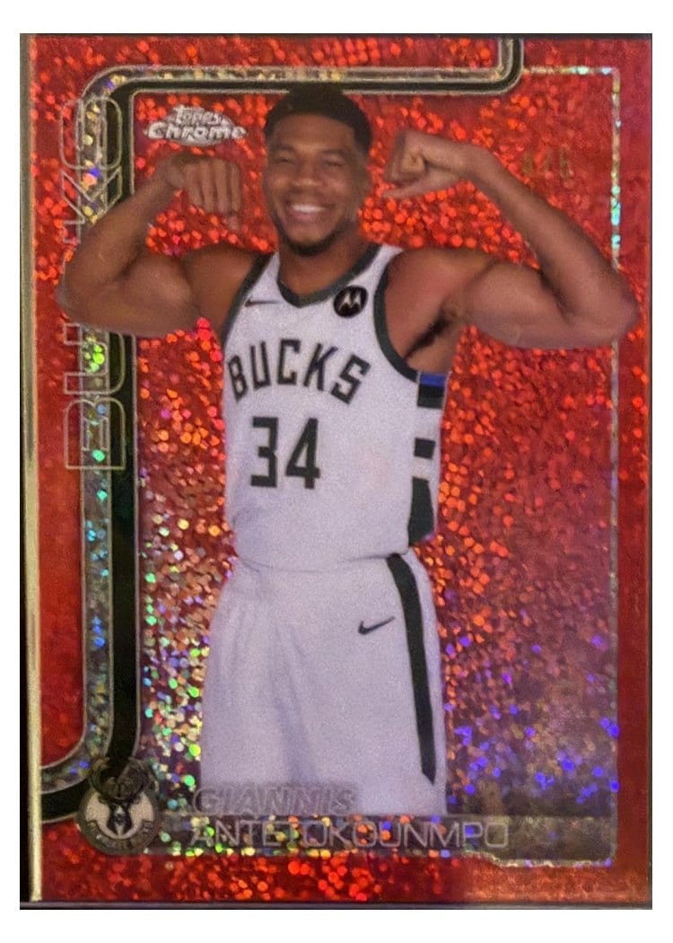 2025 Topps Chrome Giannis Antetokounmpo #137 card