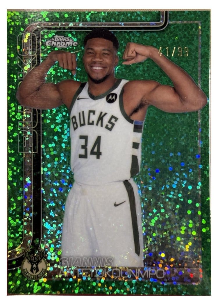 2025 Topps Chrome Giannis Antetokounmpo #137 card
