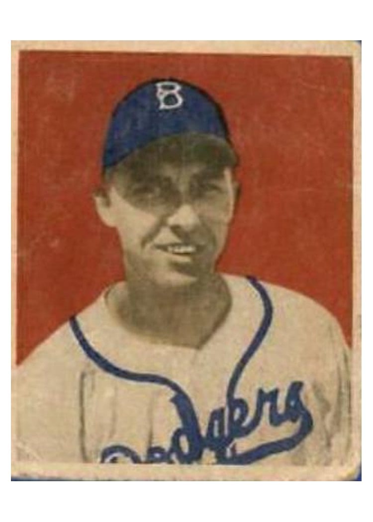 1949 Bowman Gil Hodges #100 card
