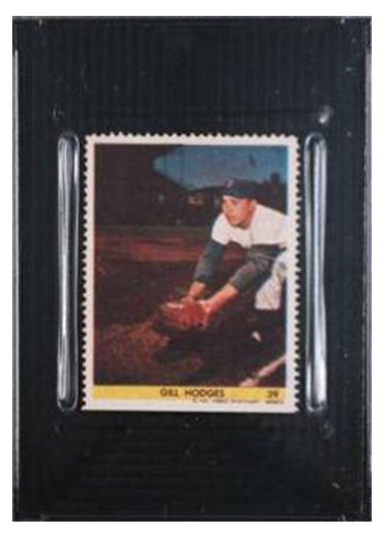 1949 Eureka Sportstamps Gil Hodges #39 card