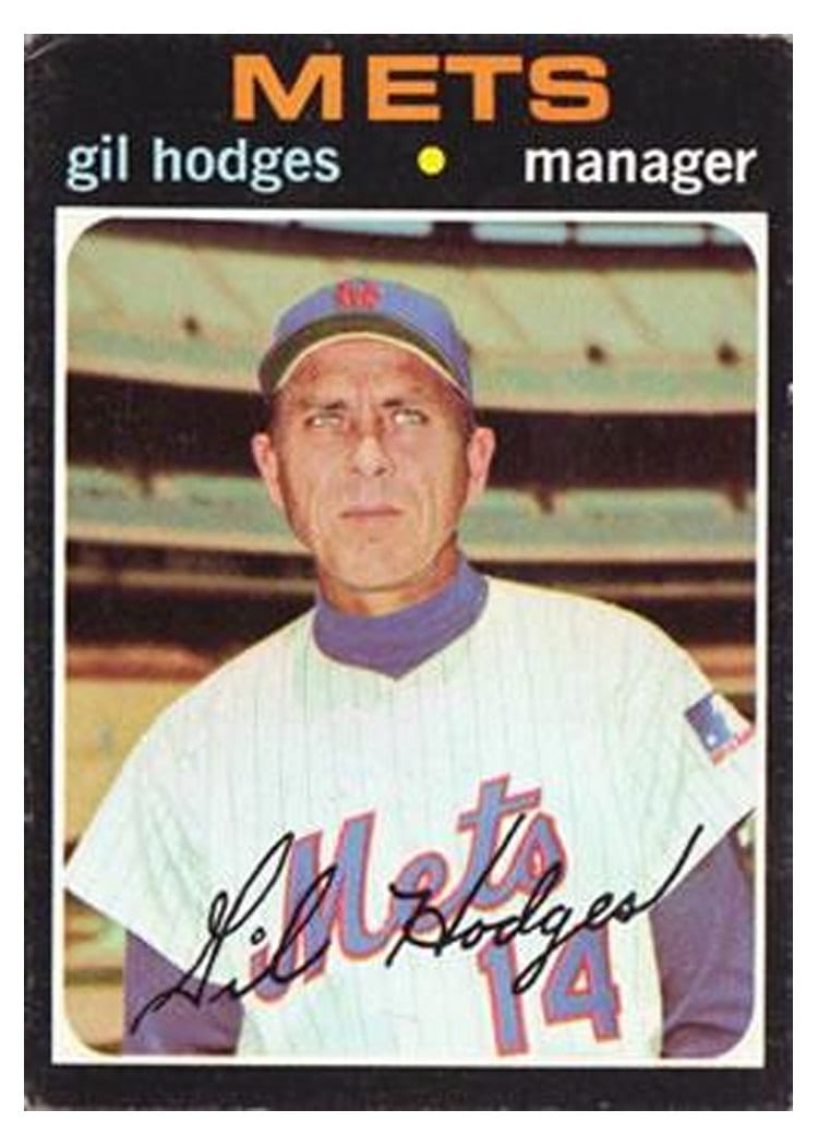 1971 Topps Gil Hodges #183 card