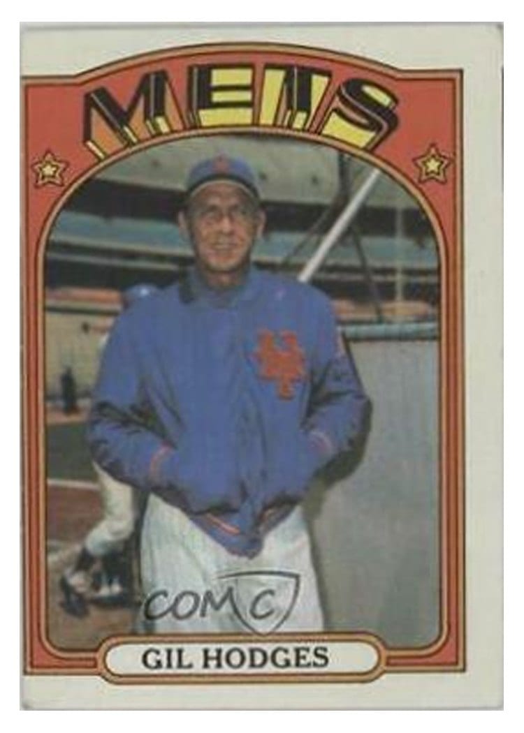 1972 Topps Gil Hodges #465 card