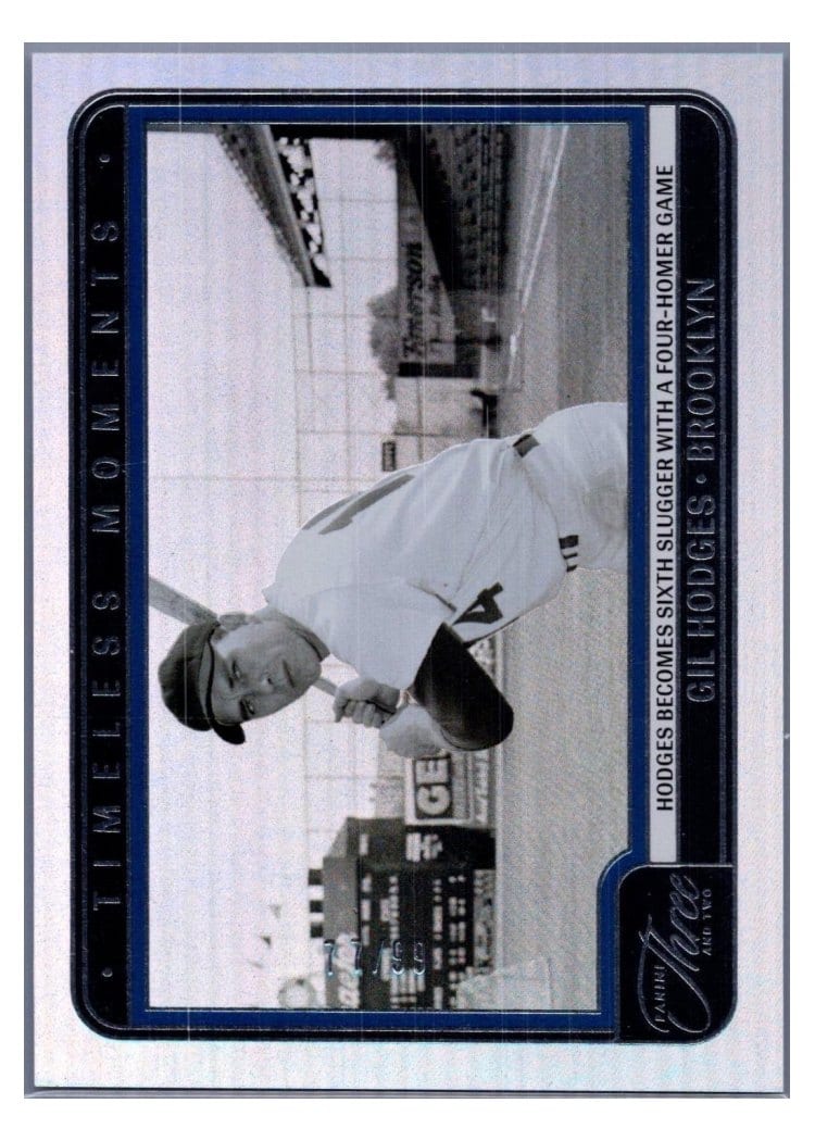 2025 Panini Three and Two Timeless Moments Gil Hodges #13 card