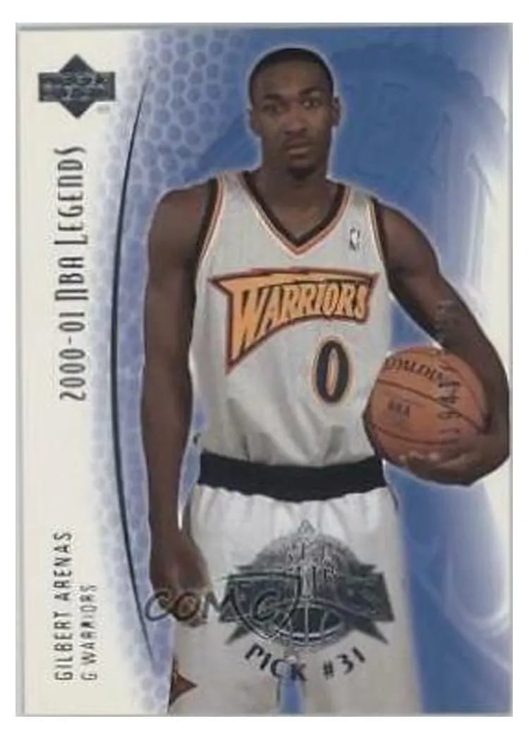 2000 Upper Deck Legends Gilbert Arenas #102 card