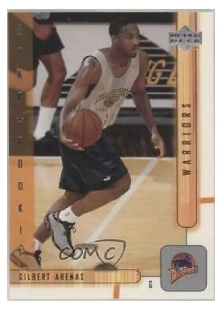 2001 Upper Deck Gilbert Arenas #202 card