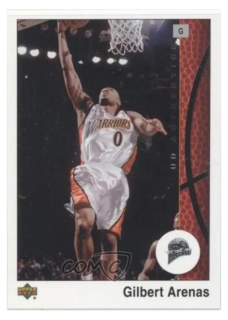 2002 Upper Deck Authentics Gilbert Arenas #25 card