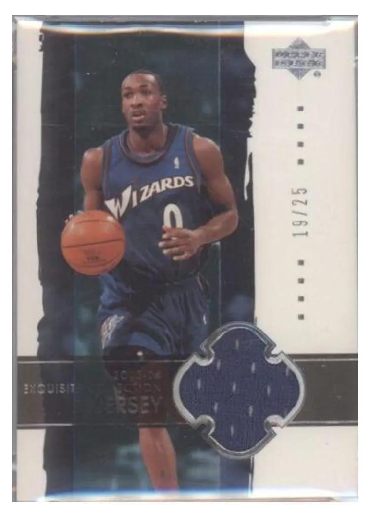 2003 UD Exquisite Collection Gilbert Arenas #41 card