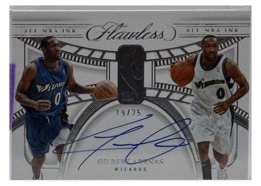 2023 Panini Flawless All-NBA Ink Gilbert Arenas #18 card
