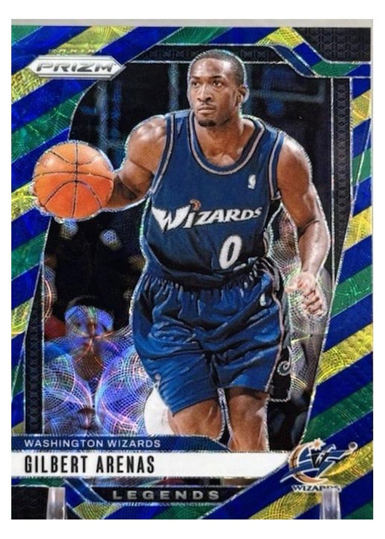 2024-25 Panini Prizm Base Set Gilbert Arenas #275 card