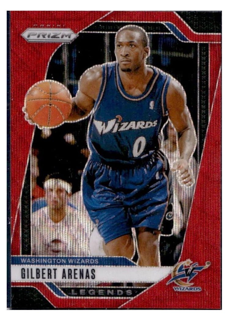 2024-25 Panini Prizm Base Set Gilbert Arenas #275 card