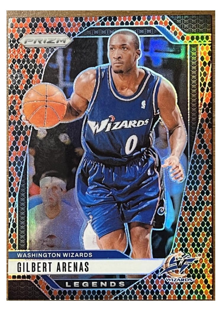 2024-25 Panini Prizm Base Set Gilbert Arenas #275 card