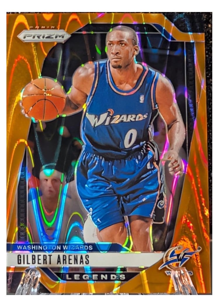2024-25 Panini Prizm Base Set Gilbert Arenas #275 card