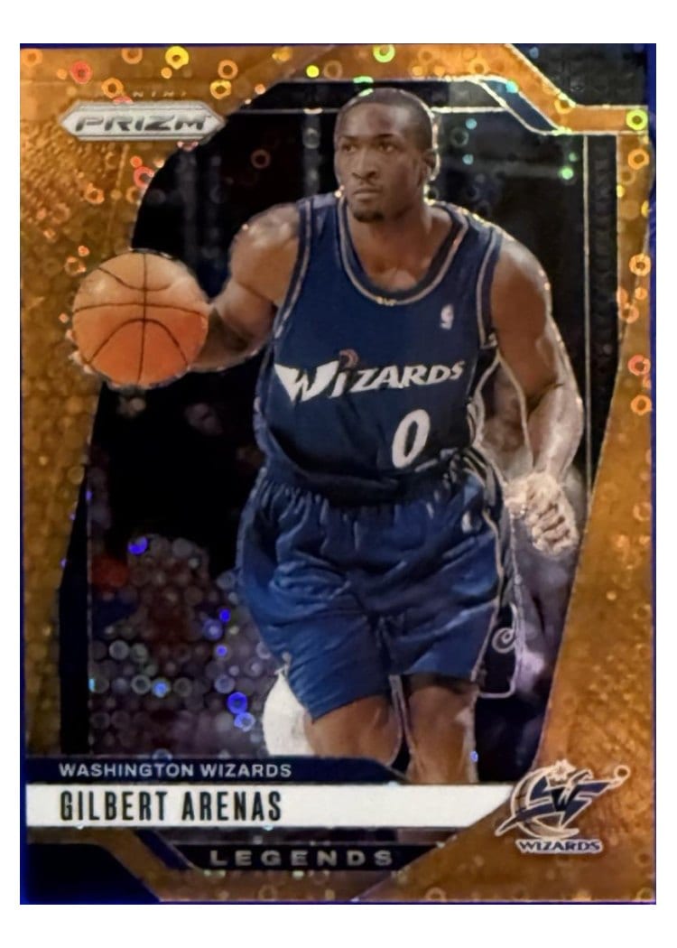 2024-25 Panini Prizm Base Set Gilbert Arenas #275 card